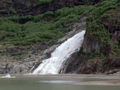 03C Nugget Falls From Mendenhall Glacier Trail of Time Near Juneau Alaska 1999